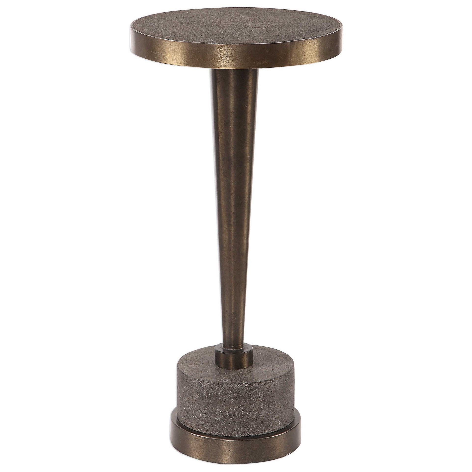 Uttermost Accent Furniture Occasional Tables Masika Bronze Accent